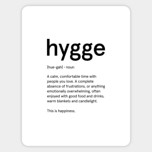 Hygge: Scandinavian Living | White Edition Sticker